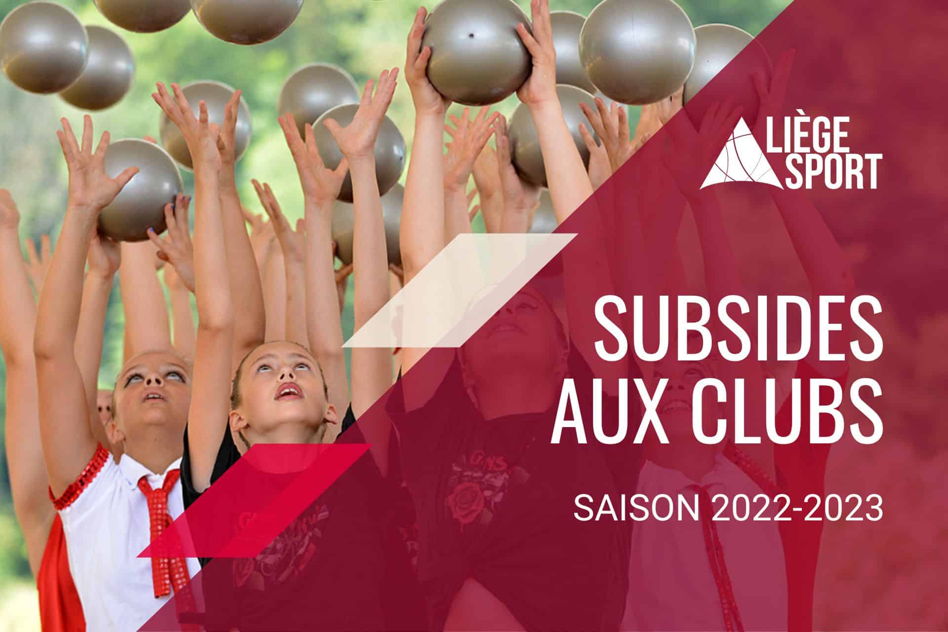 Remise des subsides aux clubs liégeois 2022-2023