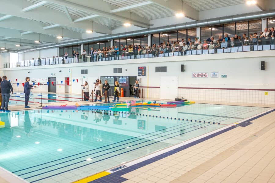 Inauguration de la piscine d’Outremeuse