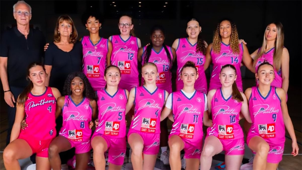Unique en Belgique, les jeunes Panthers de Liège invitées en Coupe d’Europe