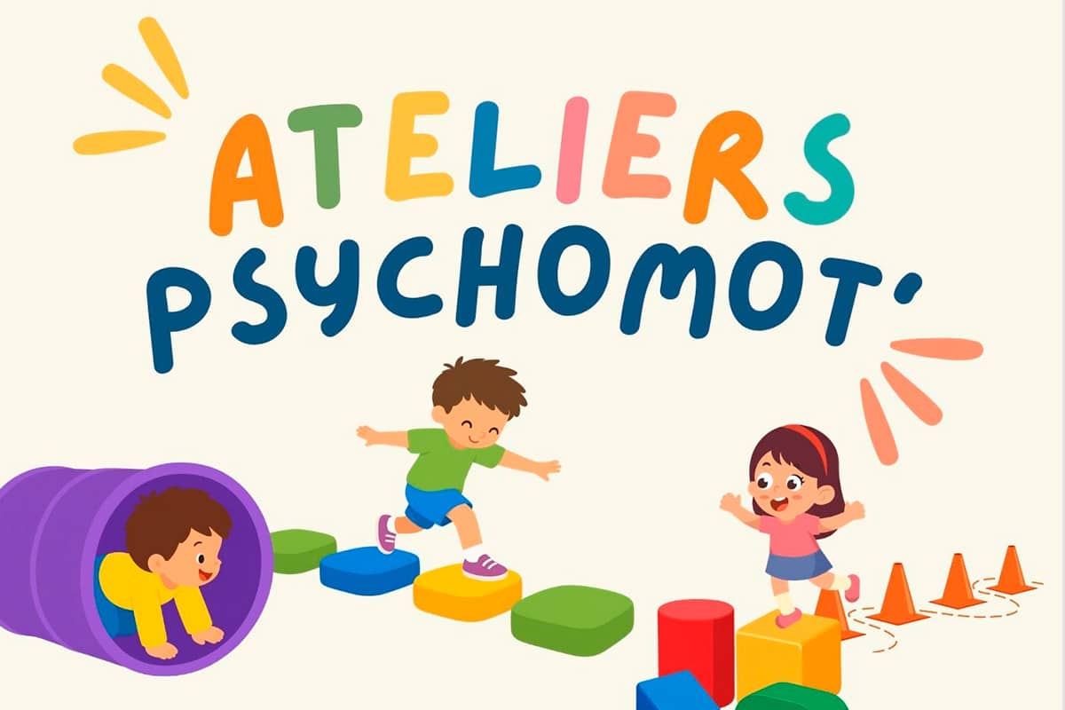 Ateliers Psychomot’ de psychomotricité pour enfants de 4 à 6 ans à Angleur, Liège.
